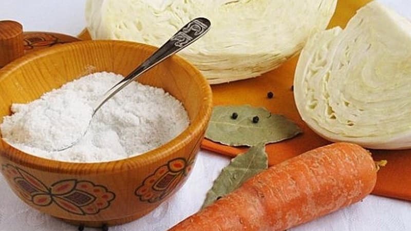 How to calculate how much salt is needed per 1 kg of cabbage for pickling