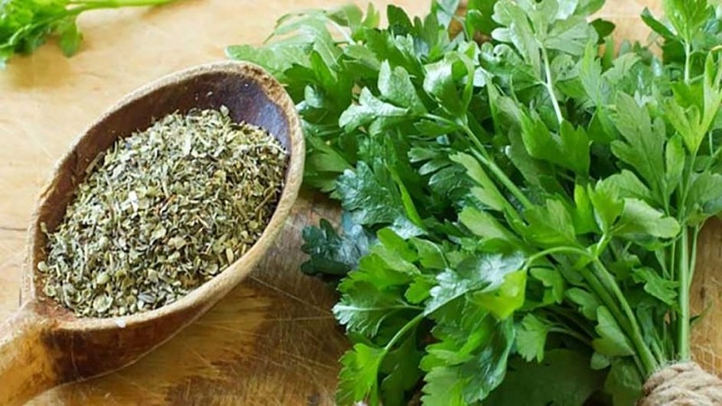 How to brew parsley as a diuretic