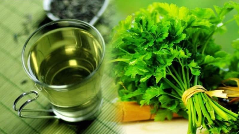 How to brew parsley as a diuretic