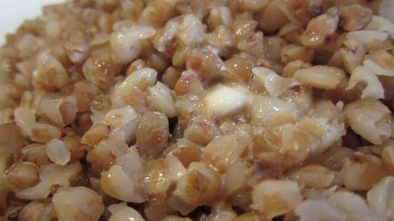 Calorie content and nutritional value of boiled buckwheat
