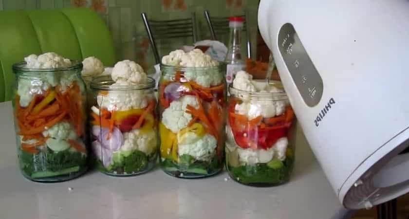 Cauliflower for the winter - you'll lick your fingers (pickling and pickling recipes)