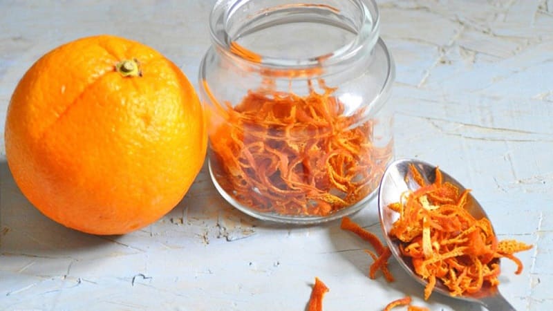 What are the benefits of orange zest for the human body?