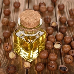 Where and how does macadamia nut grow and how is it used?