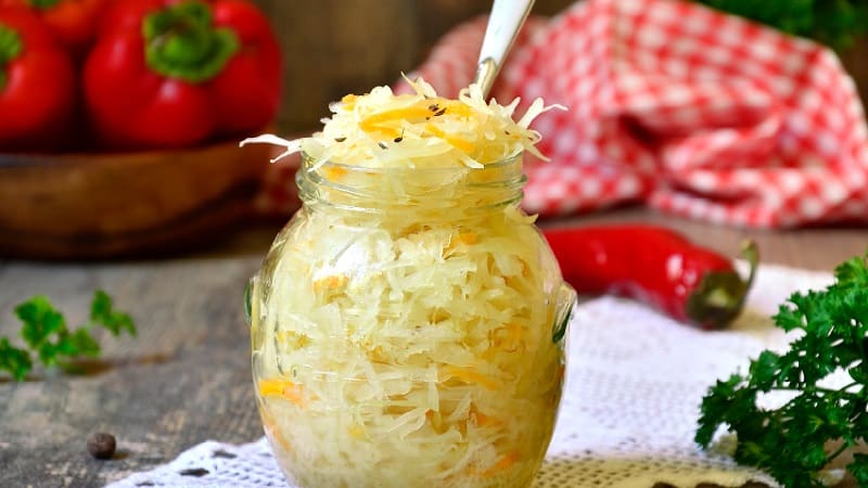 How to pickle cabbage without vegetable oil