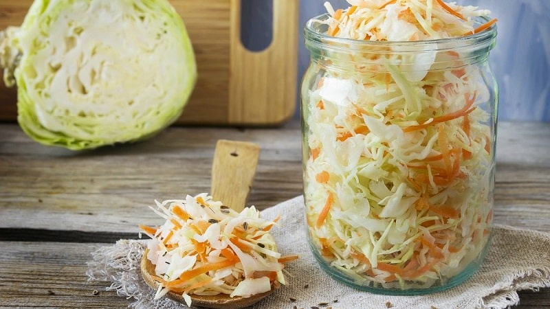How to pickle cabbage without vegetable oil