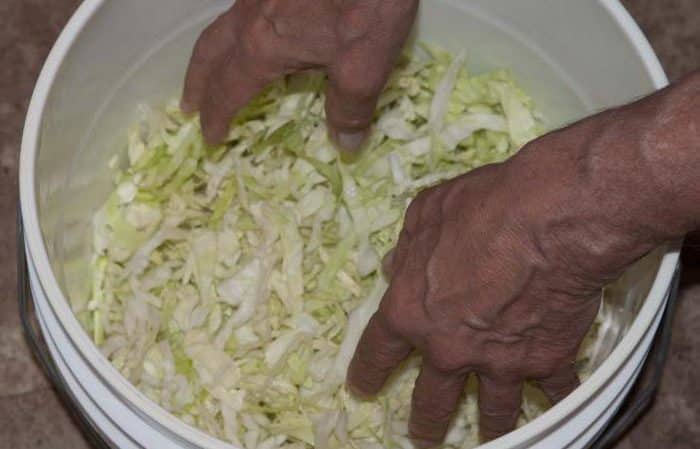 Is it possible to ferment and salt cabbage in a plastic food bucket and other plastic containers?