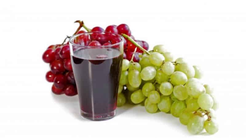 Benefits and harms of grape juice, preparation and use
