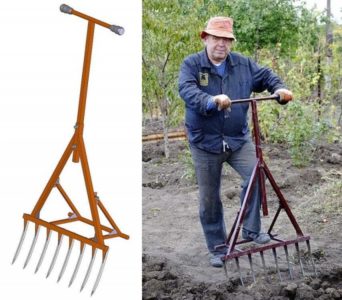 How to make a shovel for digging potatoes yourself