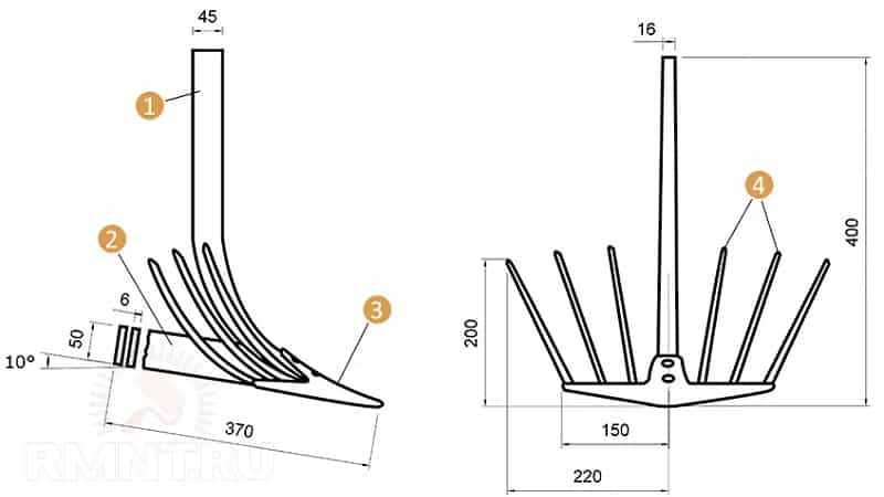 Advantages of a manual potato digger and how to make it yourself