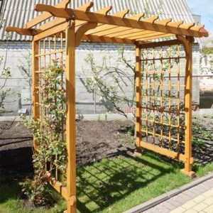 How to make a pergola for grapes with your own hands