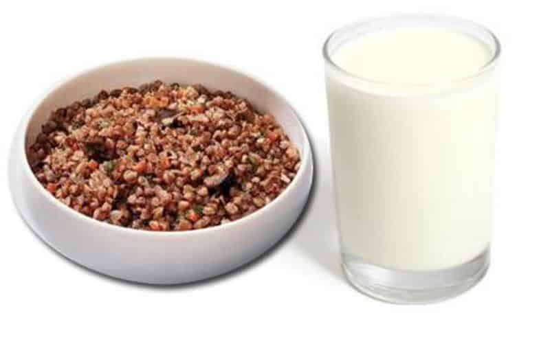 How many kcal are in raw buckwheat with kefir? Calorie content of boiled porridge with kefir