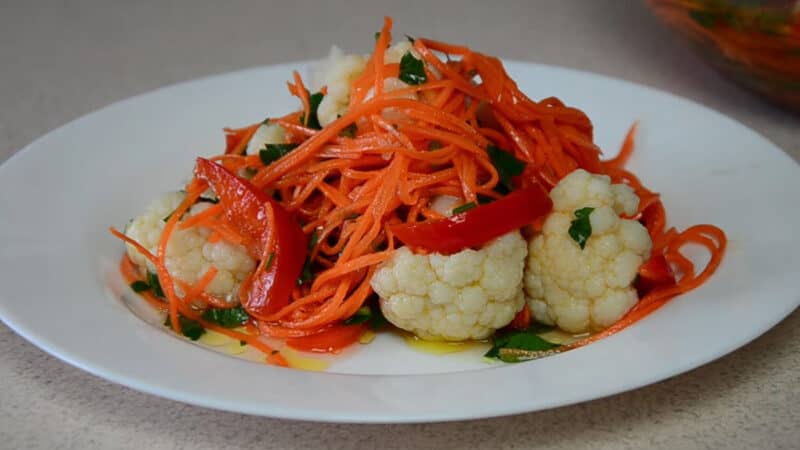 Pickled cauliflower for the winter