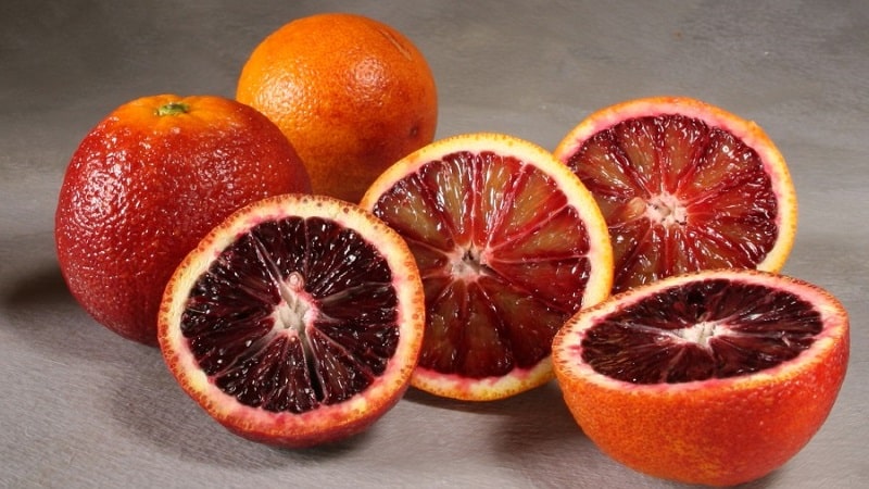 What is the name of a red orange?