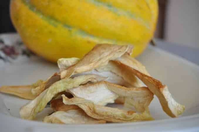 Recipe for making dried melon at home