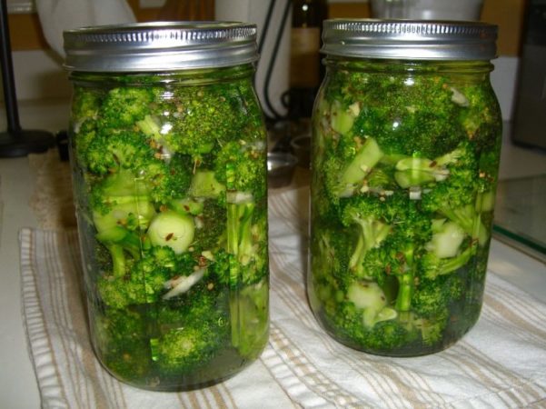 A selection of recipes from experienced housewives: how to pickle broccoli simply and tasty