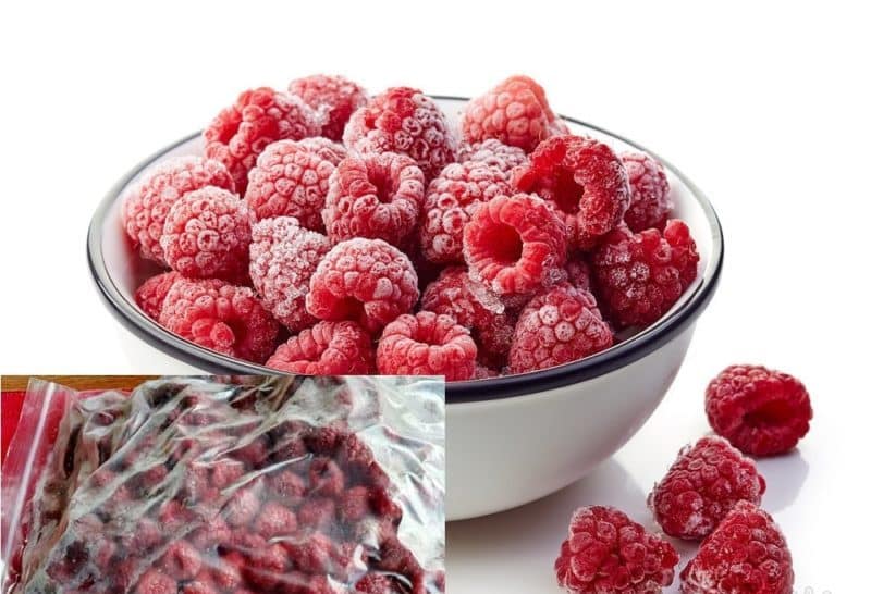 Finding out whether you need to wash raspberries before freezing and preparing the berries correctly