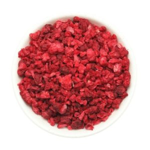 What are freeze-dried raspberries and why are they needed?