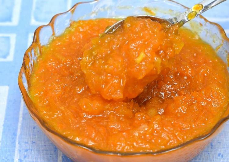 How to make healthy and tasty carrot and orange jam