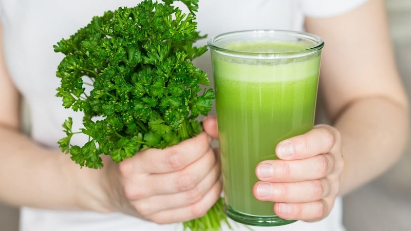How to take parsley juice: benefits and harms for the human body
