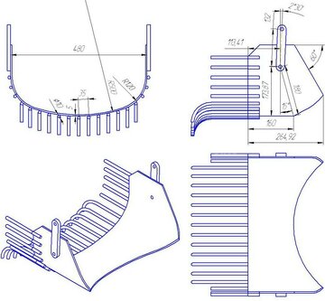 How to make a homemade potato digger for a tractor