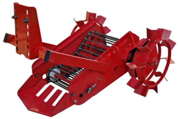 What types of potato diggers are there for a walk-behind tractor and how to make one yourself